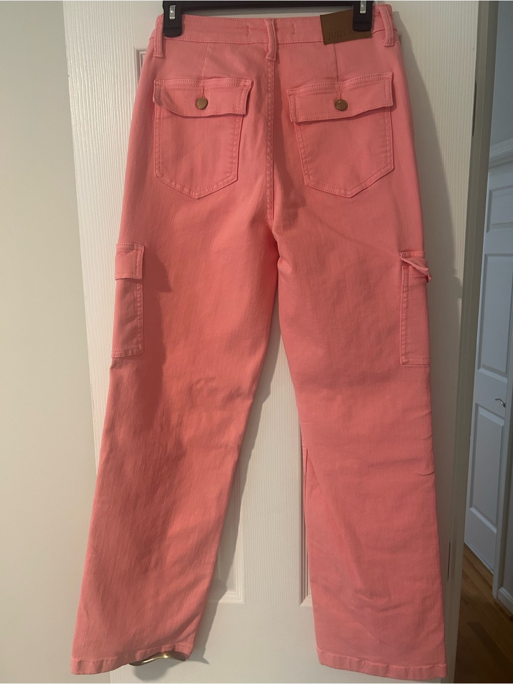 Judy Blue Pink Cargo Jeans - Picture 3 of 4